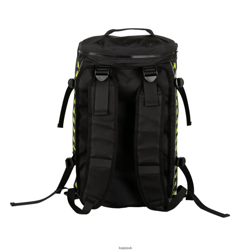 Kappa 222 Banda Joe Gumball 3000 Bag Black White Lime 408H4N364 - Kappa UK