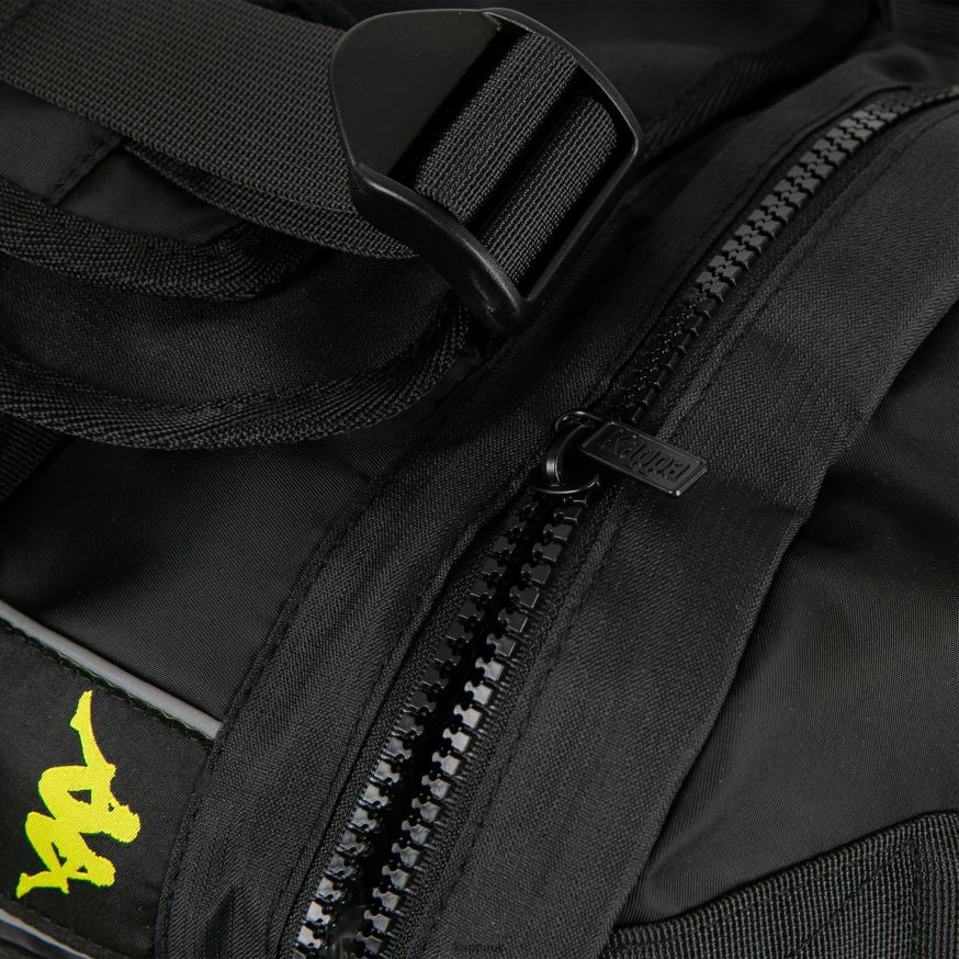 Kappa 222 Banda Joe Gumball 3000 Bag Black White Lime 408H4N364 - Kappa UK
