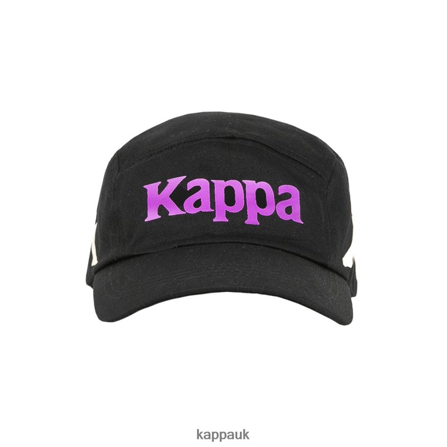 Kappa Authentic Anfrei Cap Black Smoke Sand 408H4N314 - Kappa Trainers UK