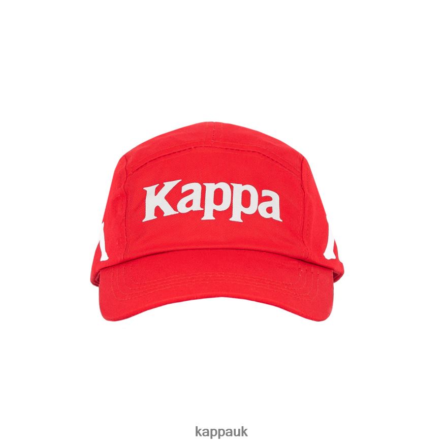 Kappa Authentic Anfrei Cap Red White 408H4N295 - Kappa UK
