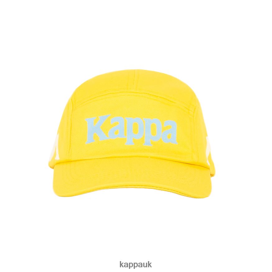 Kappa Authentic Anfrei Cap Yellow Light Blue 408H4N304 - Kappa UK