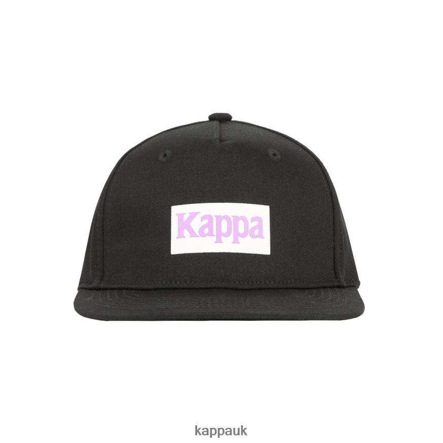 Kappa Authentic Graphik Tornado Cap Black Smoke Violet 408H4N310 - Kappa UK
