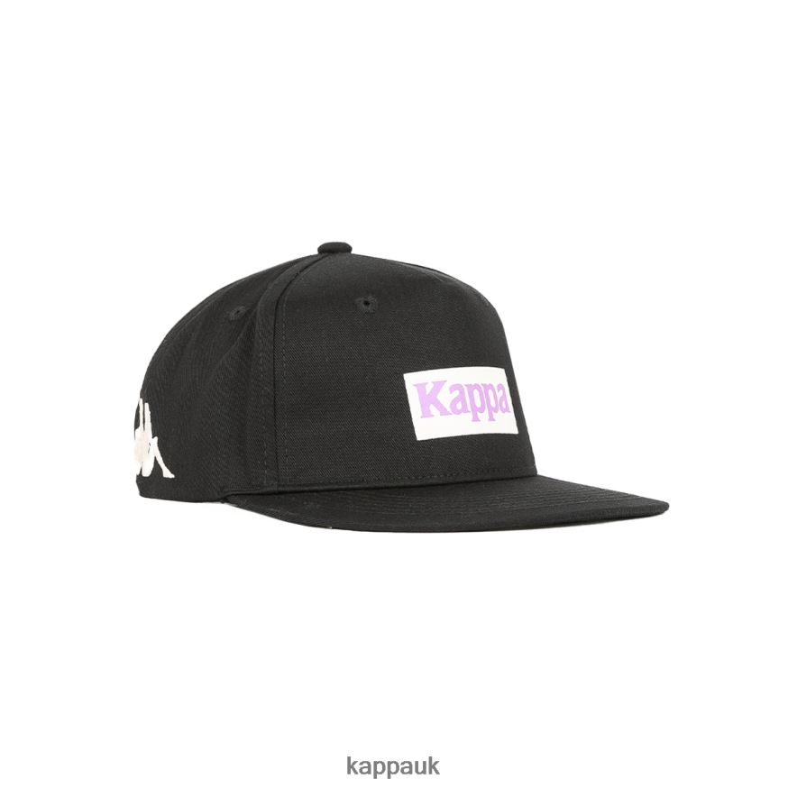 Kappa Authentic Graphik Tornado Cap Black Smoke Violet 408H4N310 - Kappa UK