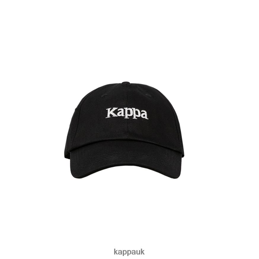 Kappa Authentic Hoogeveen Cap Black Smoke 408H4N294 - Kappa Tracksuit UK