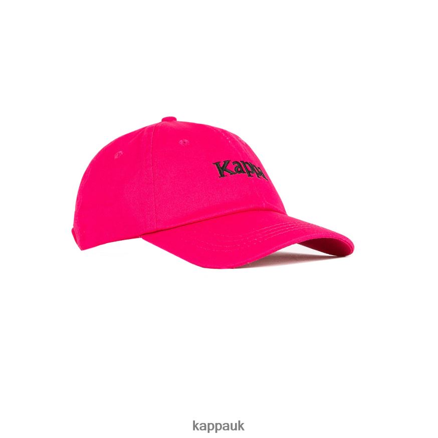 Kappa Authentic Hoogeveen Cap Pink Black 408H4N308 - Kappa Trainers UK