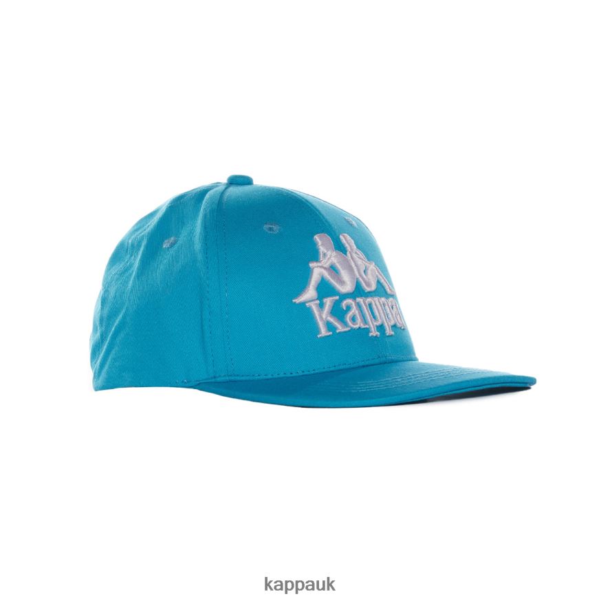Kappa Kids Authentic Bzadem Cap Dark Aqua White 408H4N326 - Kappa Trainers UK