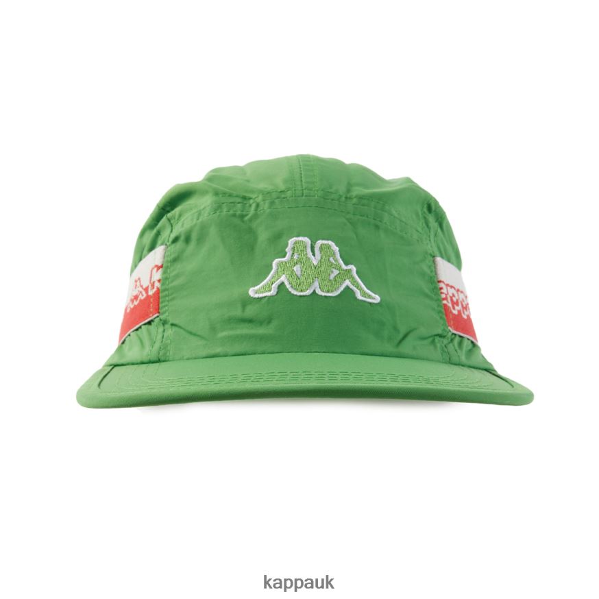 Kappa Logo Tape Drema Cap Green 408H4N321 - Kappa Tracksuit UK
