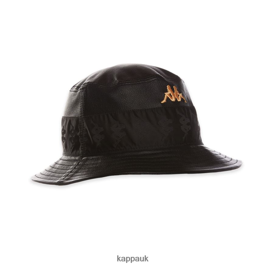 Kappa 222 Banda Bucket Hat Black 408H4N324 - Kappa Tracksuit UK