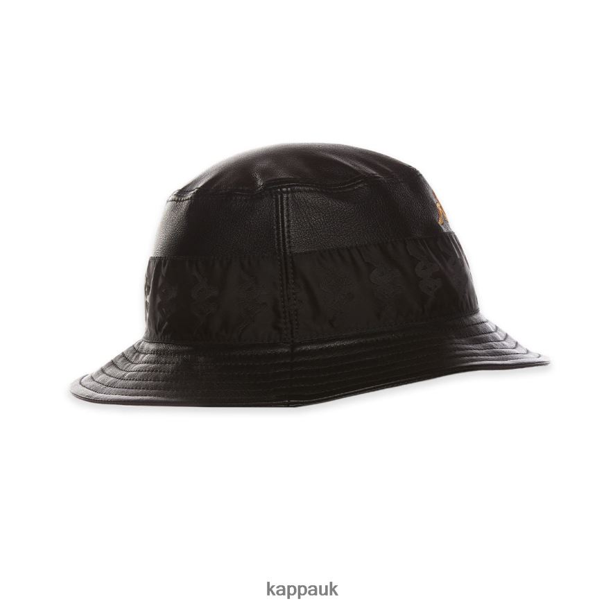 Kappa 222 Banda Bucket Hat Black 408H4N324 - Kappa Tracksuit UK