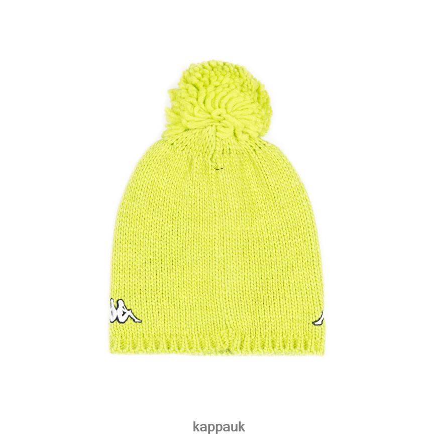 Kappa 6Cento Flock 3 Fisi Hat Green Lime 408H4N339 - Kappa Tracksuit UK