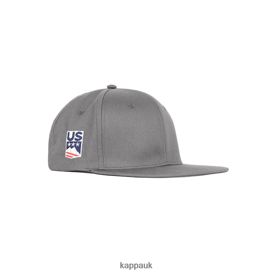 Kappa 6Cento Woraz US Hat Grey 408H4N288 - Kappa Tracksuit UK