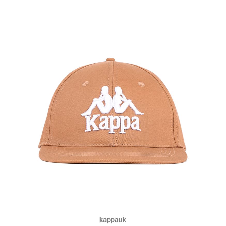 Kappa Authentic Bzadem Hat Brown Sand 408H4N306 - Kappa Tracksuit UK