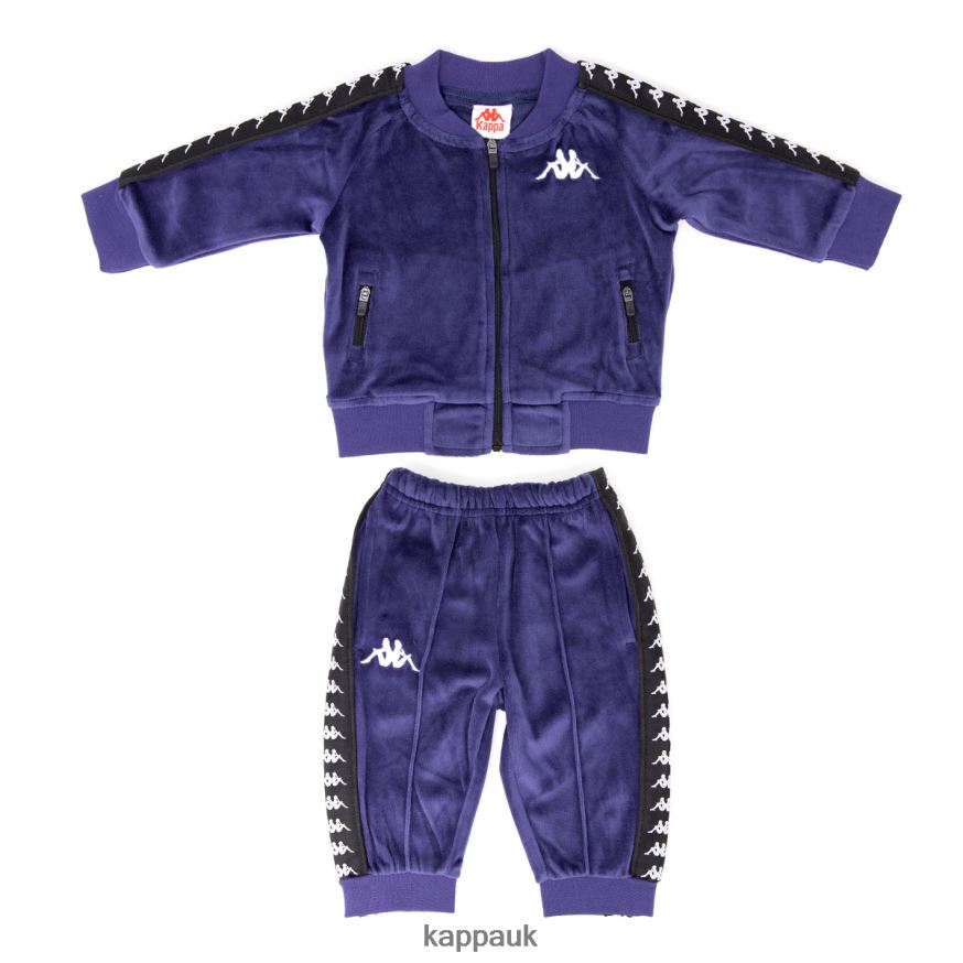 Kappa Infants 222 Banda Neash Tracksuit Blue 408H4N825 - Kappa Tracksuit UK