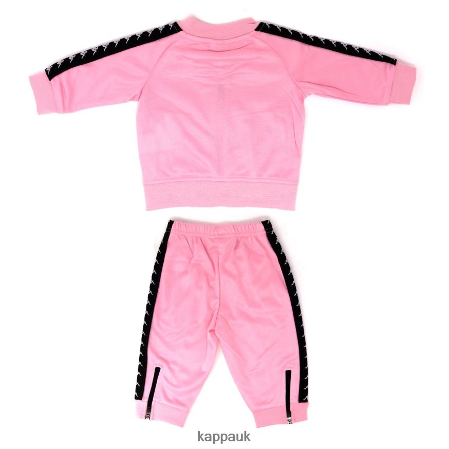 Kappa Infants 222 Banda Sbain Tracksuit Pink 408H4N822 - Kappa Tracksuit UK