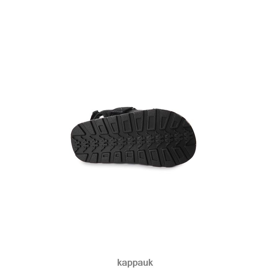Kappa Kids 222 Banda Mitel 2 Toddlers Sandals Black Grey 408H4N818 - Kappa Trainers UK