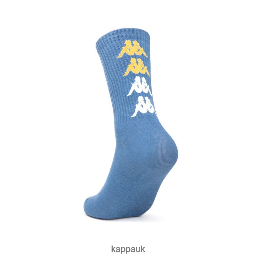 Kappa Authentic Assis 1 Pack Socks Light Blue 408H4N348 - Kappa Tracksuit UK