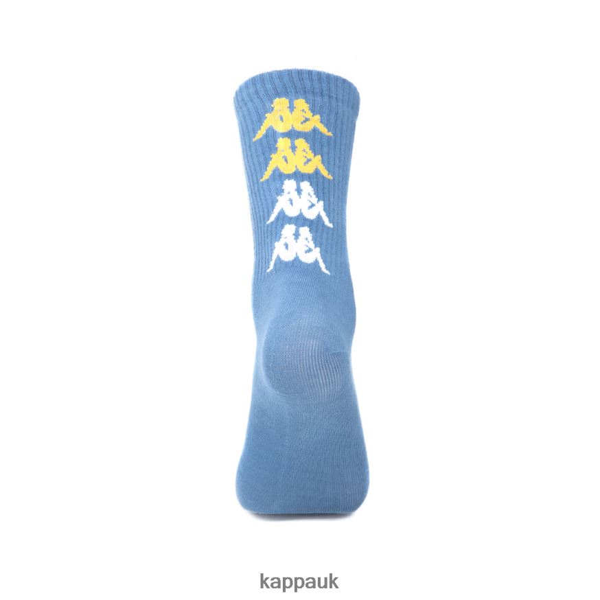 Kappa Authentic Assis 1 Pack Socks Light Blue 408H4N348 - Kappa Tracksuit UK