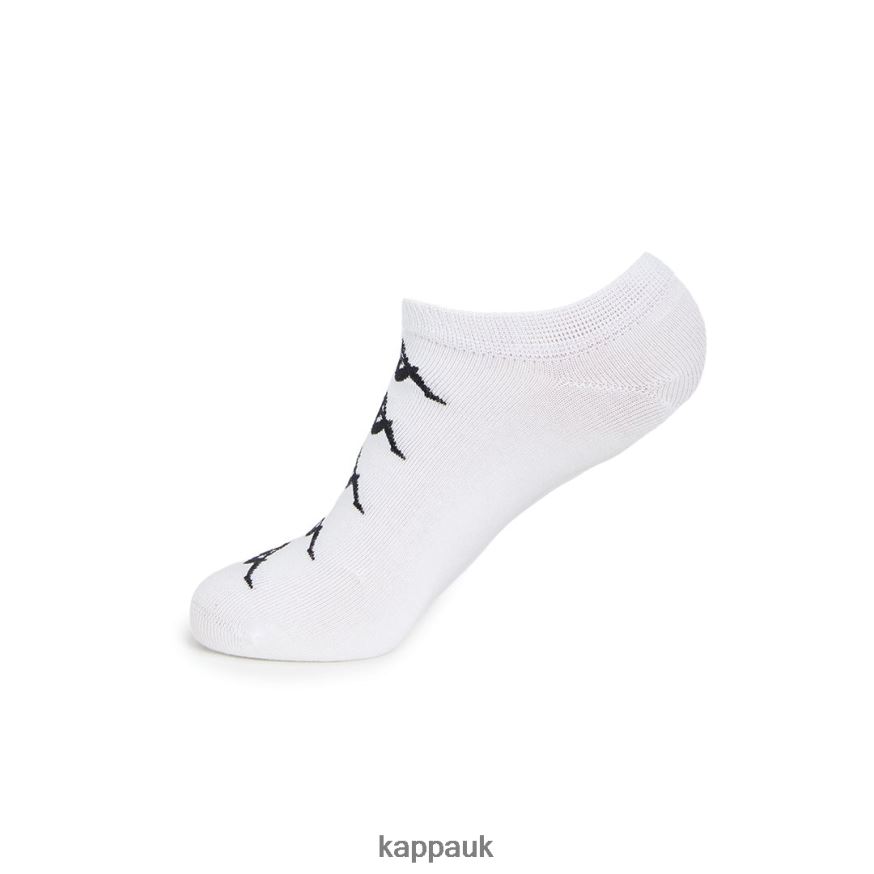 Kappa Authentic Assis Socks 3 Pack White 408H4N346 - Kappa UK