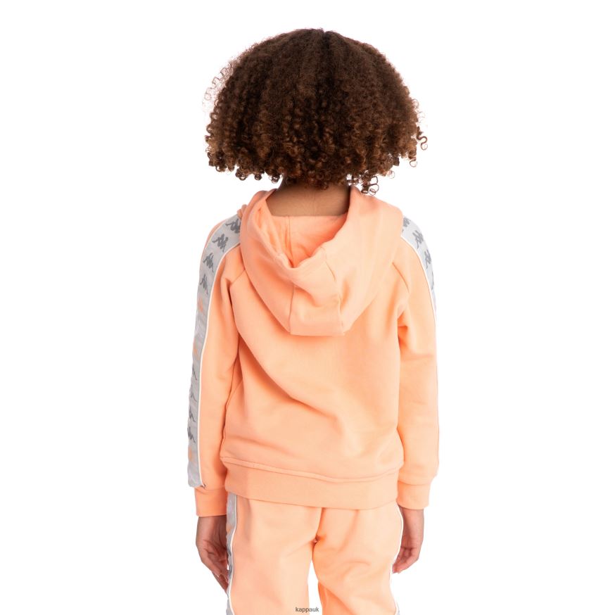 Kappa Kids 222 Banda Hurtado 4 Hoodie Peach 408H4N526 - Kappa UK
