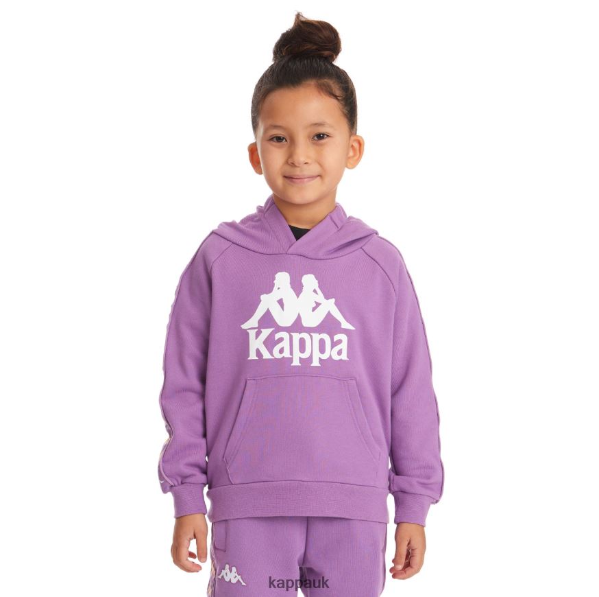 Kappa Kids 222 Banda Hurtadon Hoodie Violet Lavender 408H4N535 - Kappa UK