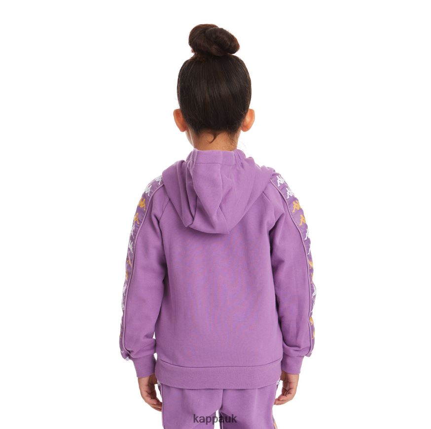 Kappa Kids 222 Banda Hurtadon Hoodie Violet Lavender 408H4N535 - Kappa UK