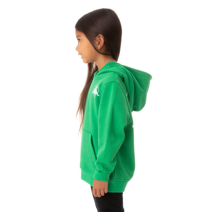 Kappa Kids Authentic Love Torun Hoodie Green 408H4N552 - Kappa Tracksuit UK