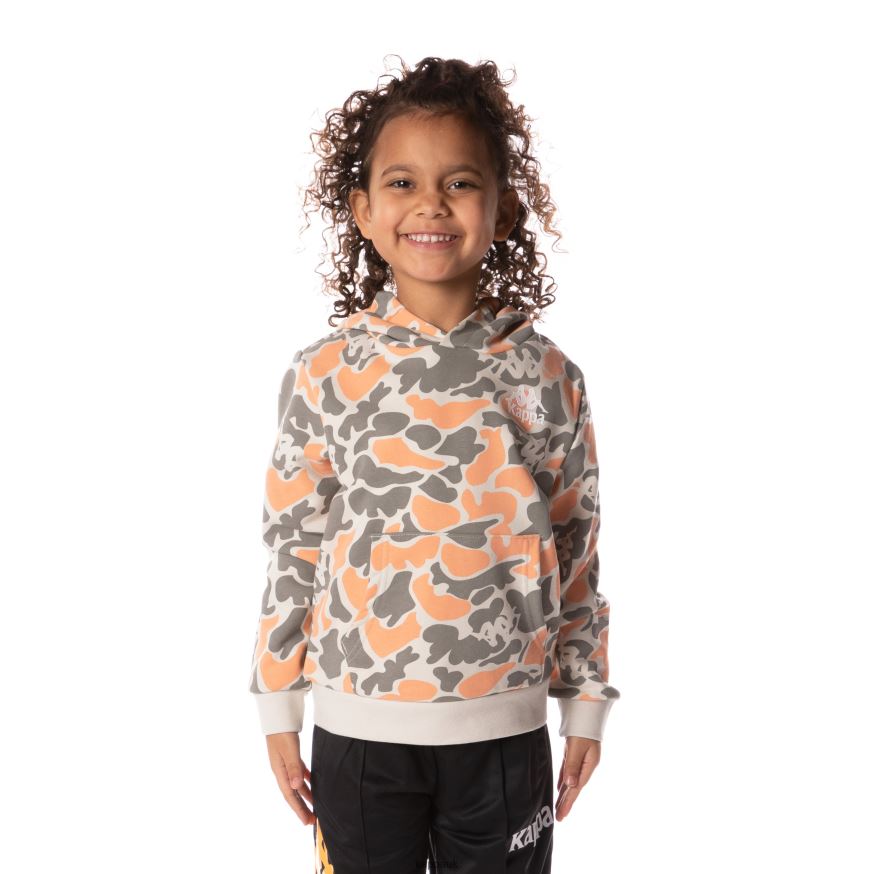 Kappa Kids Authentic Picadilly Hoodie Peach 408H4N520 - Kappa UK