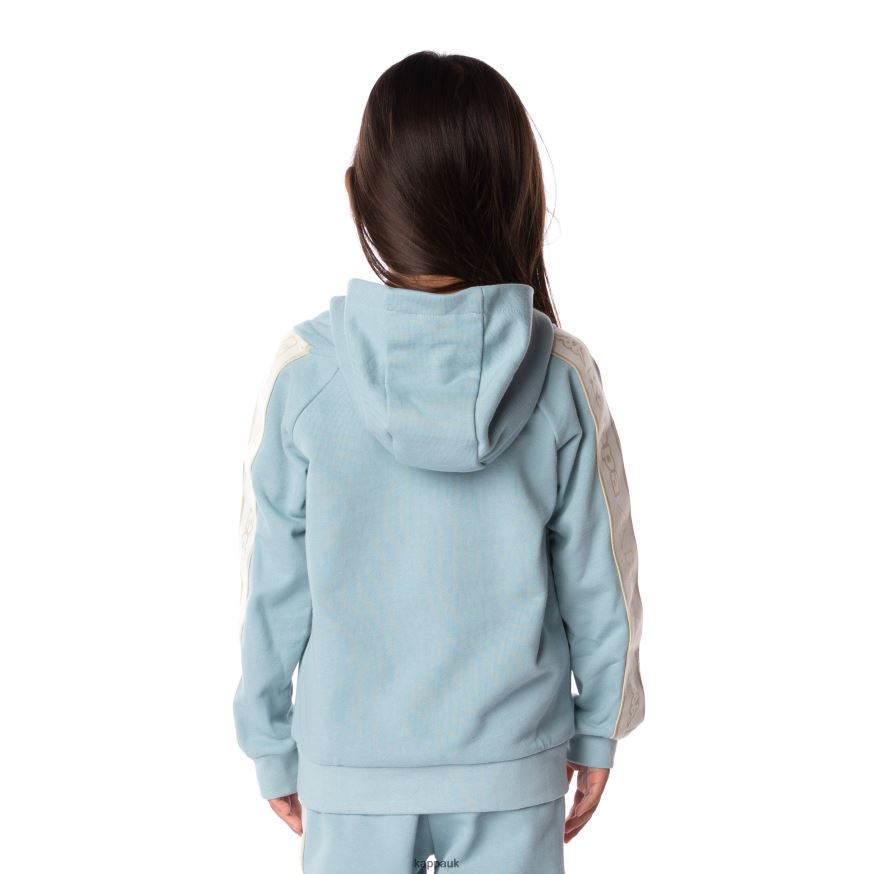 Kappa Kids Logo Tape Apet 2 Hoodie Light Blue 408H4N511 - Kappa UK