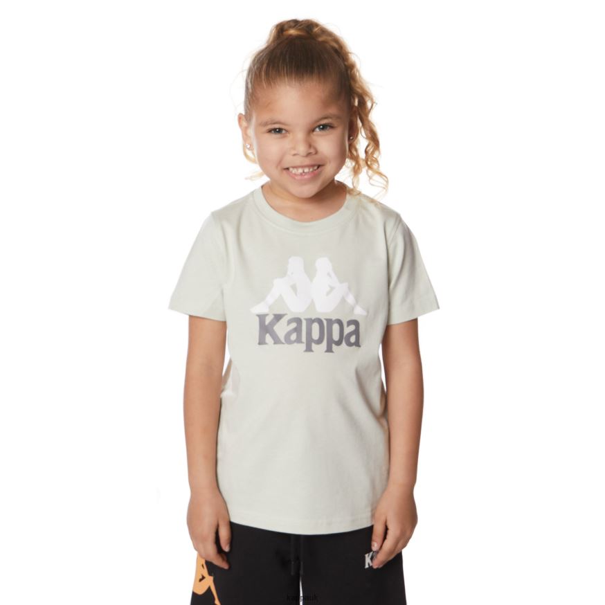 Kappa Kids Authentic Estessi T-Shirt Grey 408H4N644 - Kappa Trainers UK