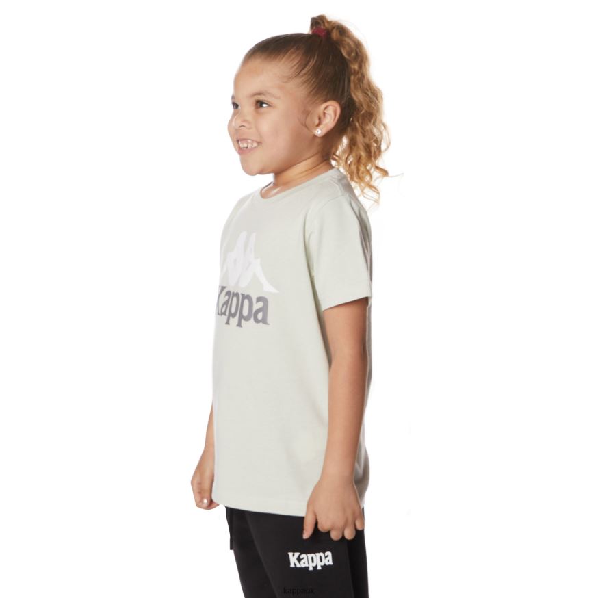 Kappa Kids Authentic Estessi T-Shirt Grey 408H4N644 - Kappa Trainers UK
