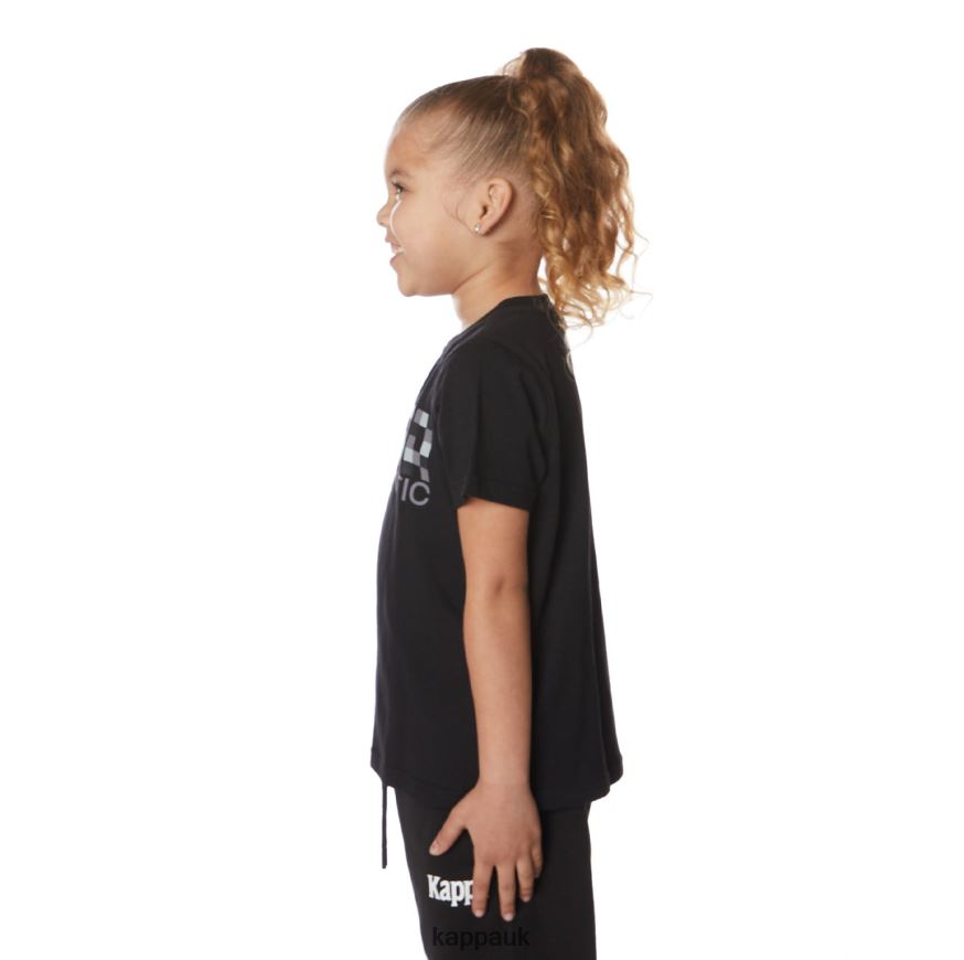 Kappa Kids Authentic River T-Shirt Black Jet 408H4N646 - Kappa UK