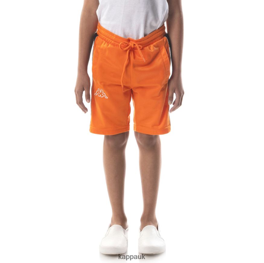 Kappa Logo Tape Daedi Shorts Orange 408H4N626 - Kappa Trainers UK
