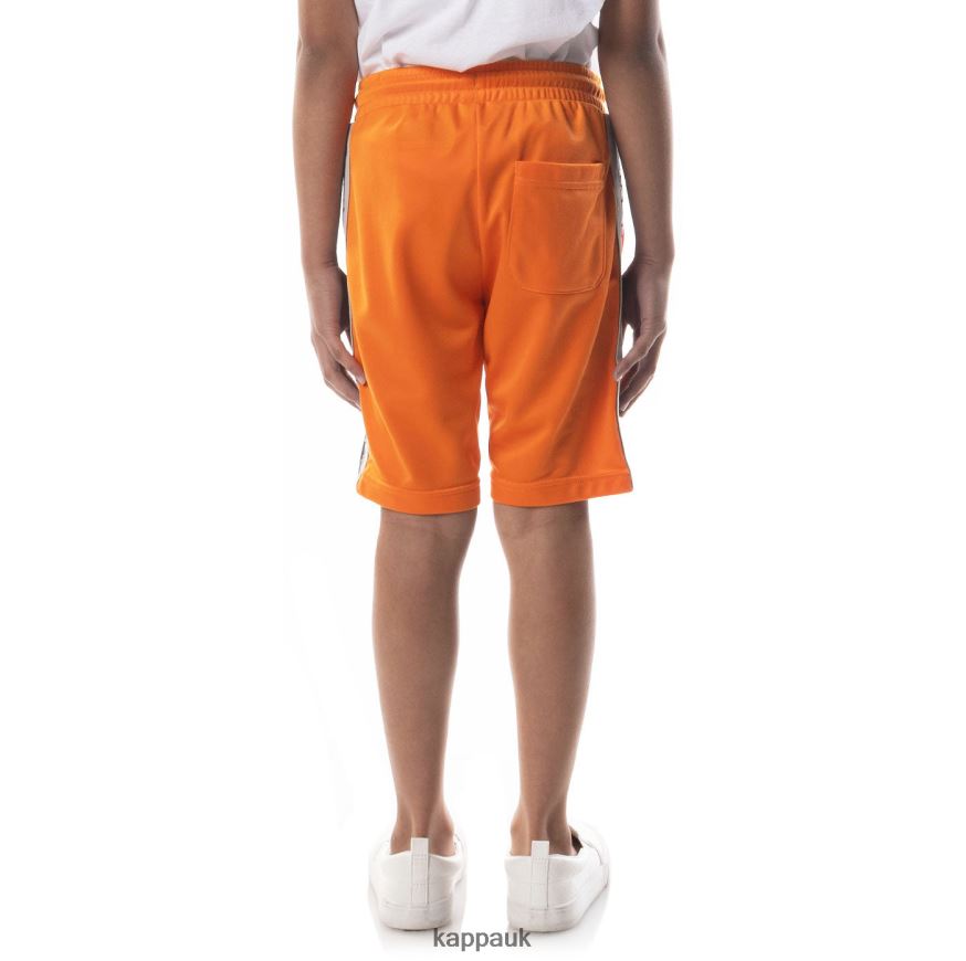 Kappa Logo Tape Daedi Shorts Orange 408H4N626 - Kappa Trainers UK
