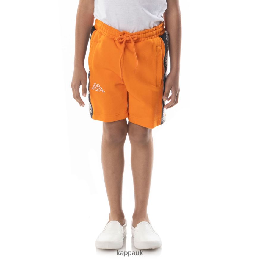 Kappa Logo Tape Dasved Shorts Orange 408H4N625 - Kappa UK