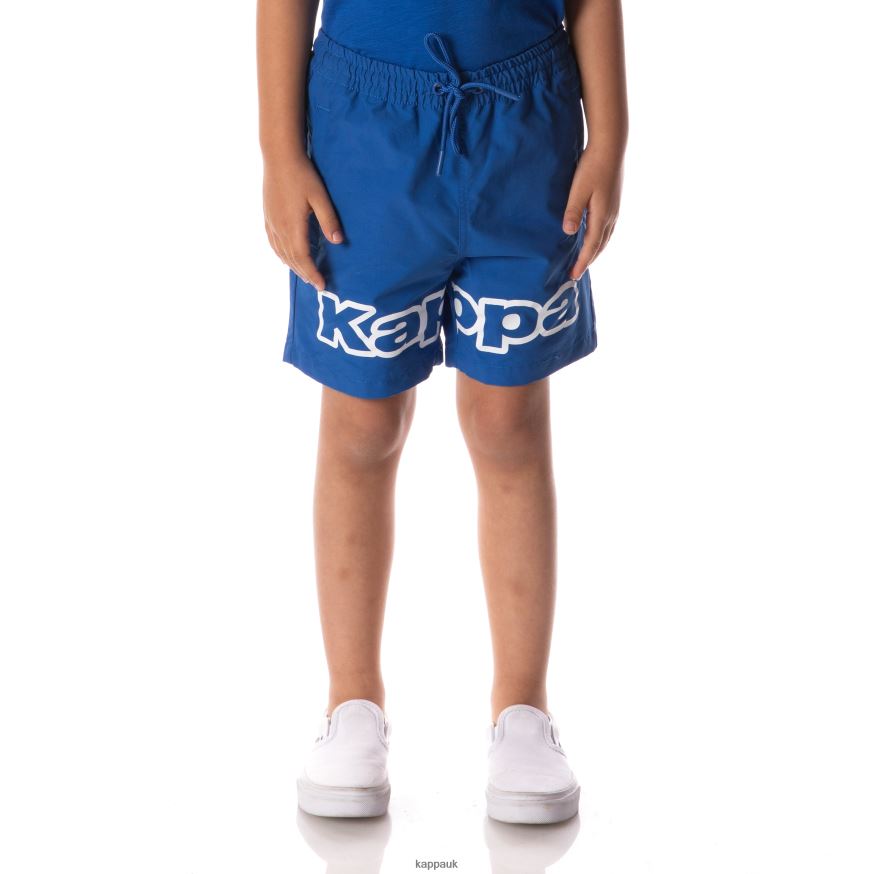 Kappa Logo Tape Dolm Shorts Blue 408H4N621 - Kappa Tracksuit UK