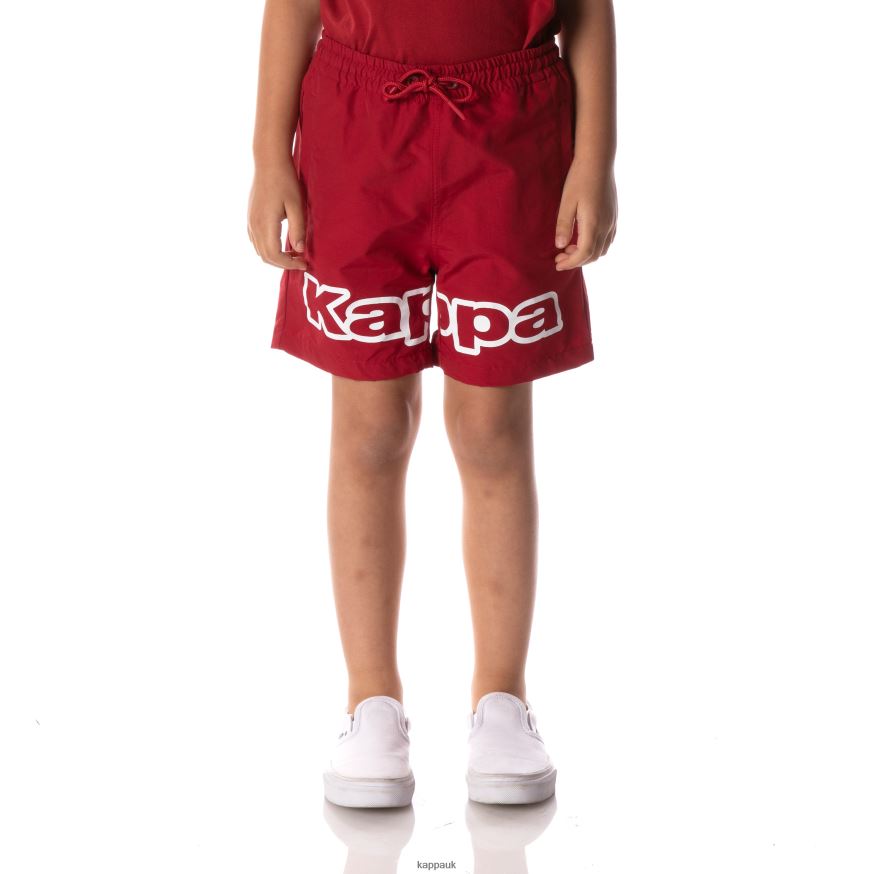 Kappa Logo Tape Dolm Shorts Red 408H4N622 - Kappa UK