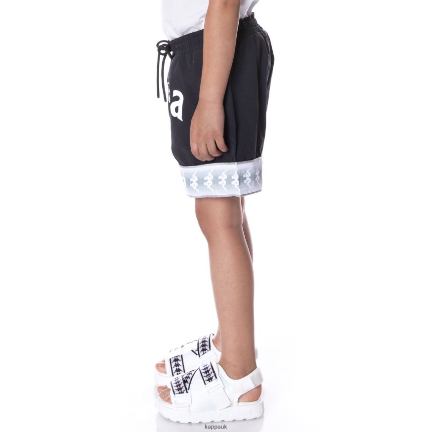 Kappa Kids 222 Banda Calband Swim Shorts Jet Black 408H4N789 - Kappa Tracksuit UK
