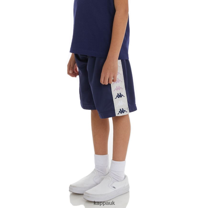 Kappa Kids 222 Banda Treadwellzin 2 Shorts Navy 408H4N812 - Kappa Trainers UK