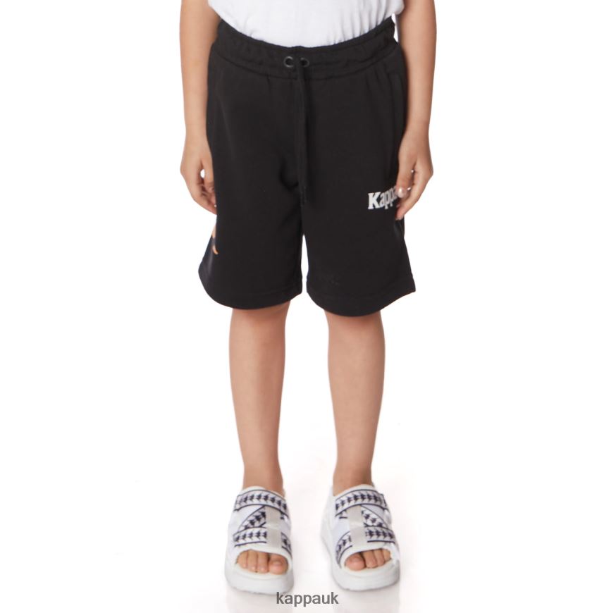 Kappa Kids Authentic Sangone Shorts Jet Black 408H4N787 - Kappa UK