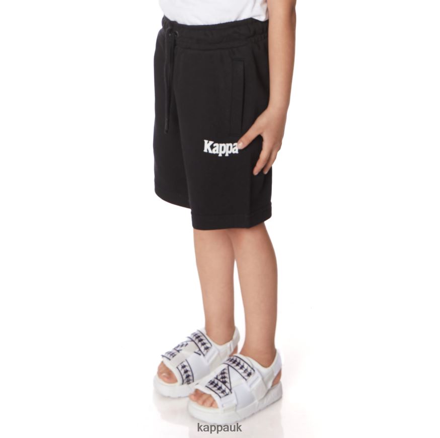 Kappa Kids Authentic Sangone Shorts Jet Black 408H4N787 - Kappa UK