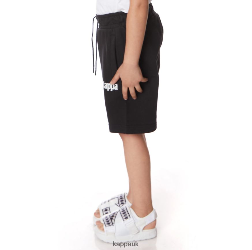 Kappa Kids Authentic Sangone Shorts Jet Black 408H4N787 - Kappa UK