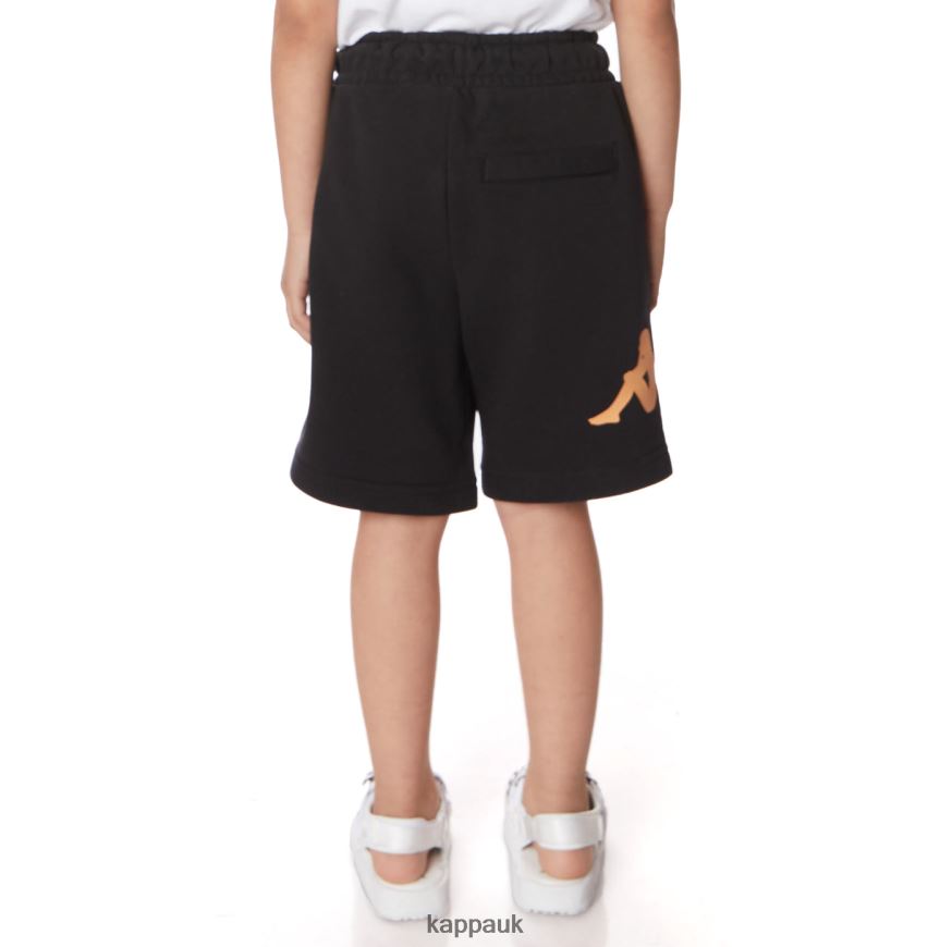 Kappa Kids Authentic Sangone Shorts Jet Black 408H4N787 - Kappa UK