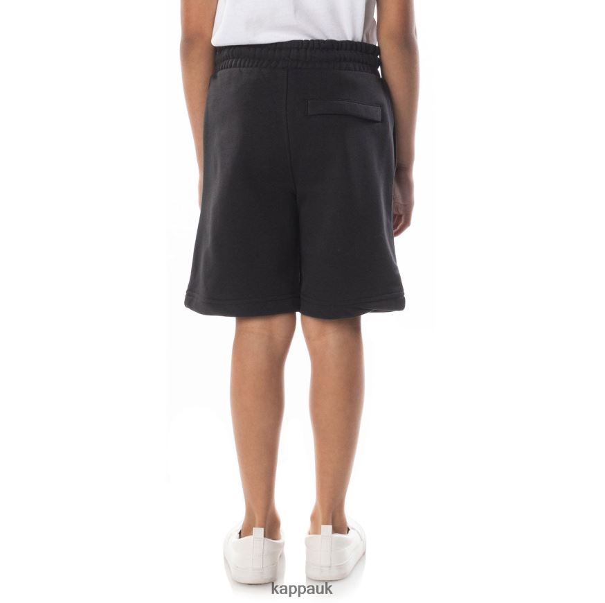 Kappa Kids Authentic Uppsala Shorts Black Smoke Sand 408H4N800 - Kappa Trainers UK