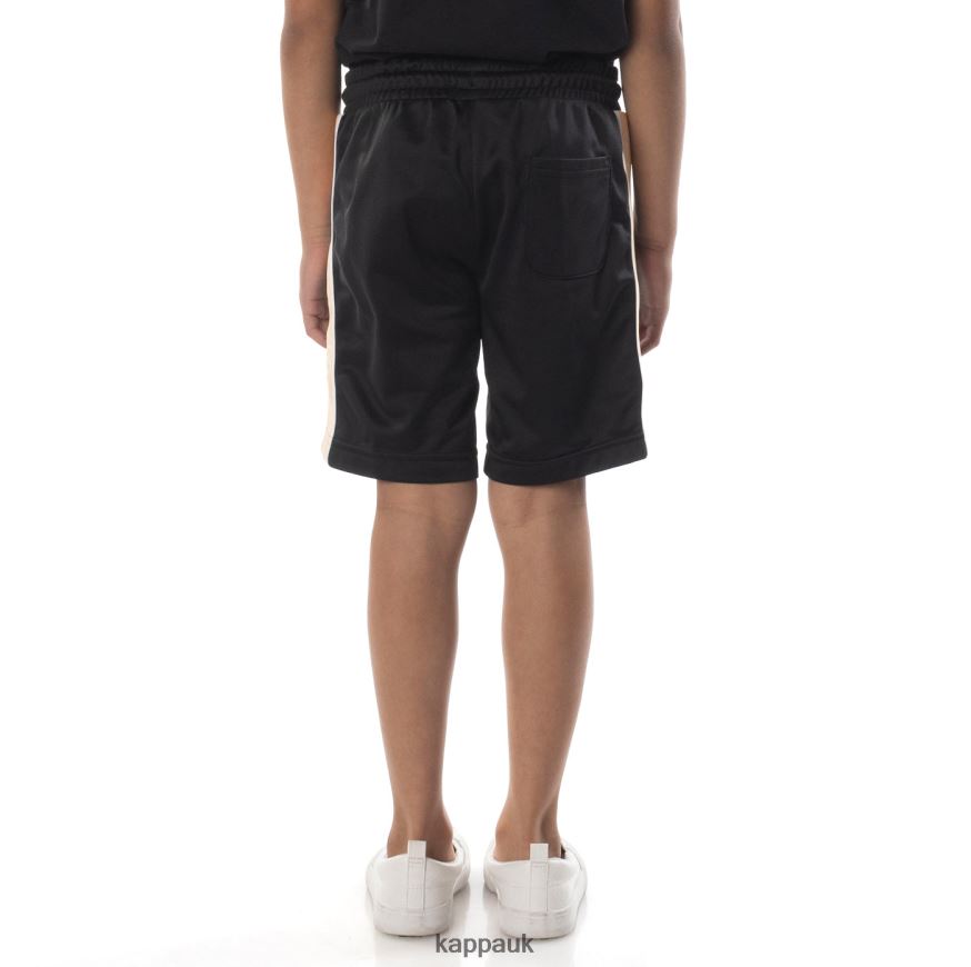 Kappa Kids Logo Tape Aedi 2 Shorts Black Smoke Orange 408H4N793 - Kappa UK