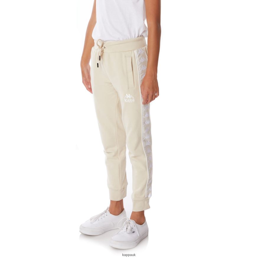 Kappa Kids 222 Banda Alanz 2 Sweatpants Beige 408H4N573 - Kappa Tracksuit UK