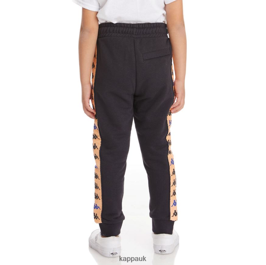 Kappa Kids 222 Banda Alanz 3 Sweatpants Black 408H4N606 - Kappa Tracksuit UK