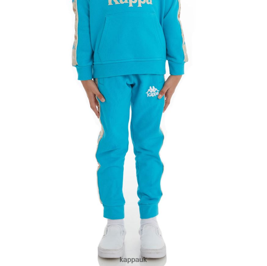 Kappa Kids 222 Banda Alanz 3 Sweatpants Dark Aqua 408H4N583 - Kappa UK