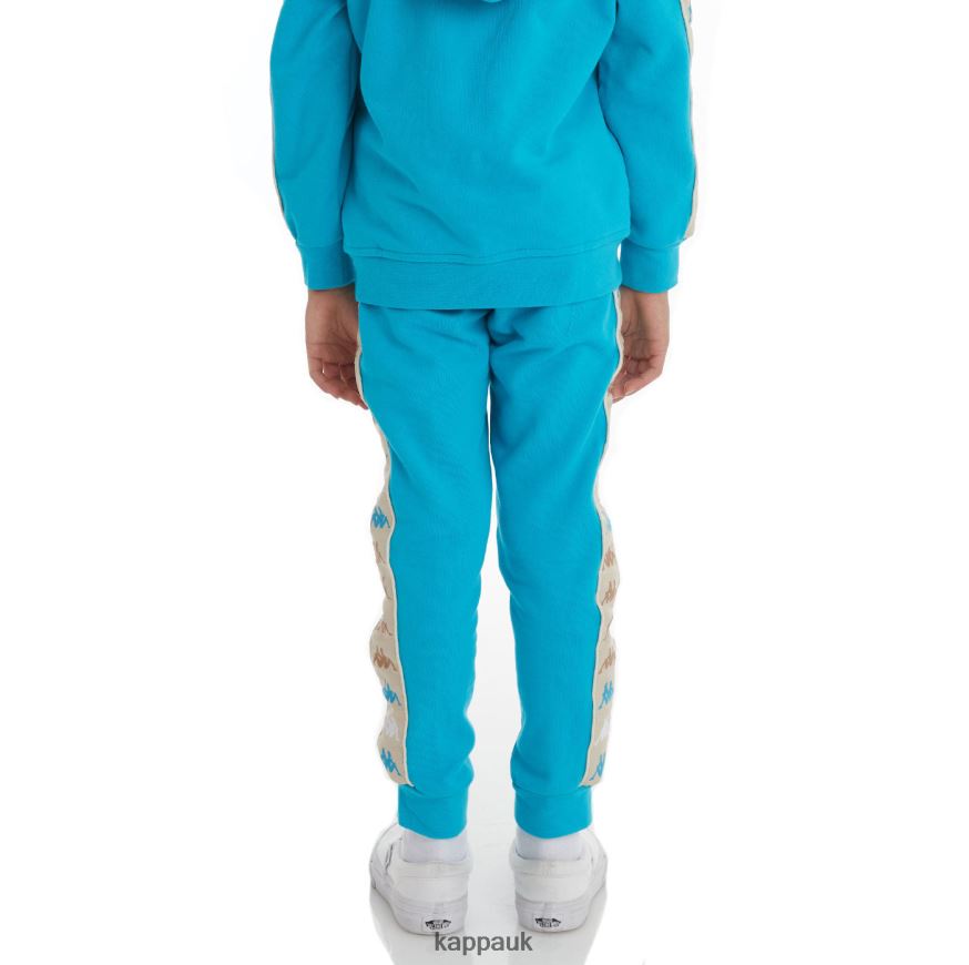 Kappa Kids 222 Banda Alanz 3 Sweatpants Dark Aqua 408H4N583 - Kappa UK
