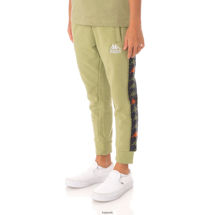 Kappa Kids 222 Banda Alanz 3 Sweatpants Green Salvia 408H4N604 - Kappa UK