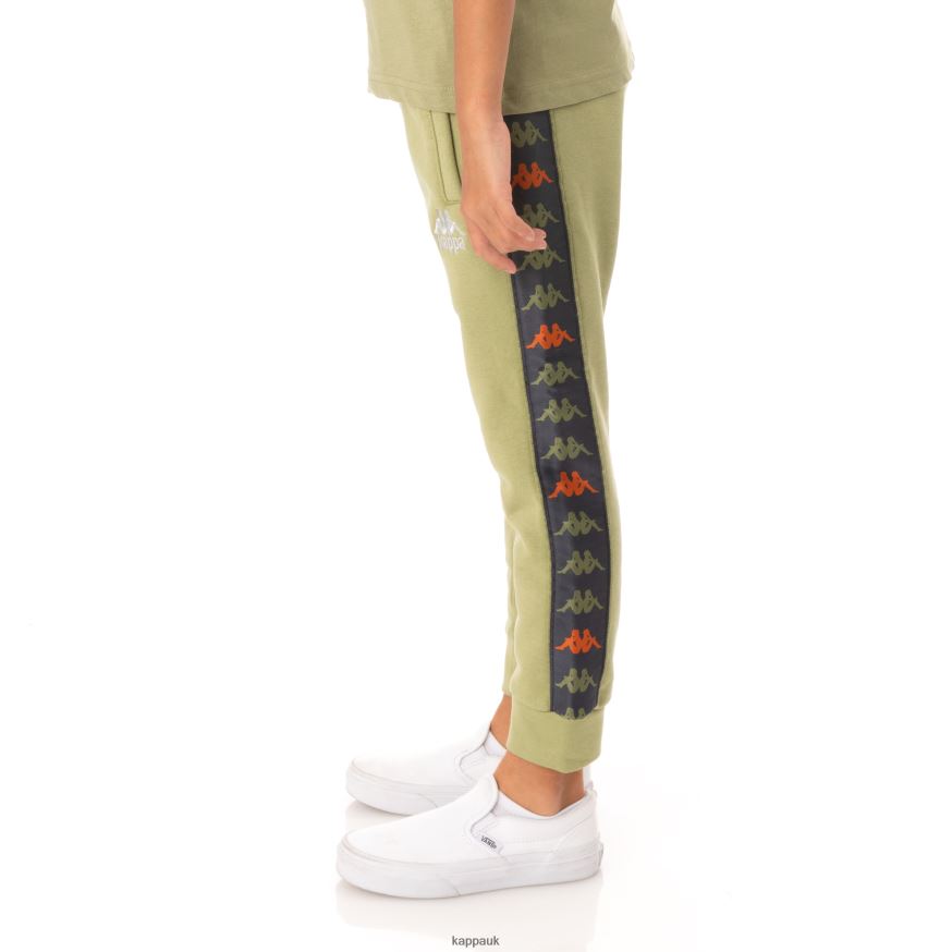 Kappa Kids 222 Banda Alanz 3 Sweatpants Green Salvia 408H4N604 - Kappa UK